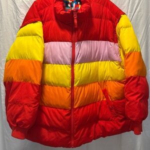 Lego Puffer Jacket coat Rainbow 2 - 1 Jacket Vest Winter Women's 3XL Winter Warm